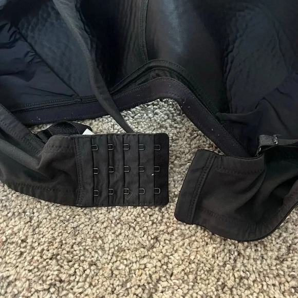 Paramour Marvelous Peggy‎ Full Figure Side-Smoother Bra 38DDD 38F Black 905004 - Picture 10 of 12